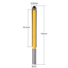 1 pcs 3 Extra Long Flush Trim Router Bit 8mm ...
