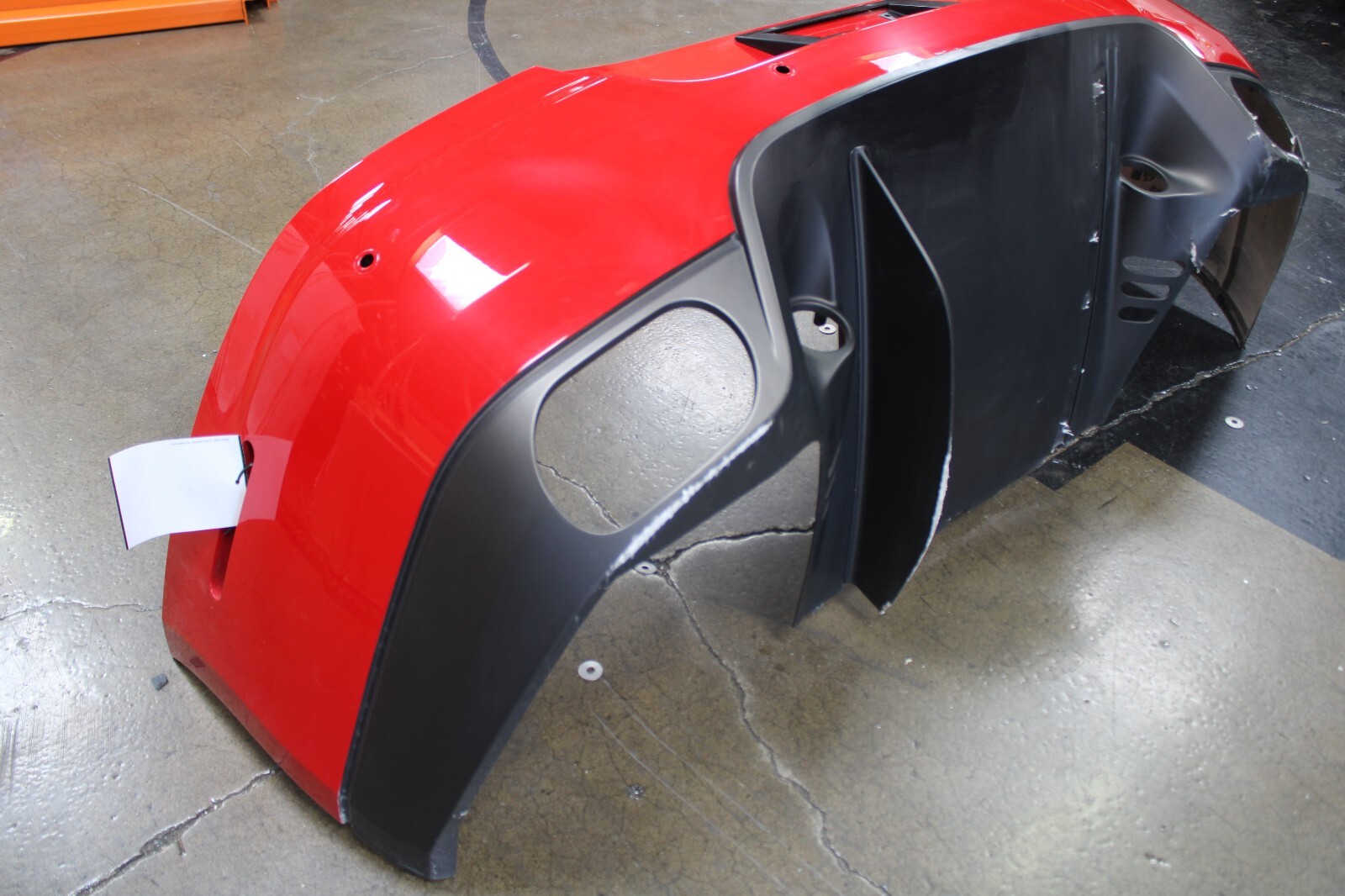 Ferrari 599 GTB, Rear Bumper Cover w/ Sensor Option, Dmg, Used, P/N 82902010