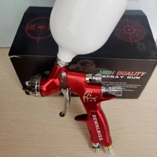 1.3mm Nozzle LVMP Car Pain Tool Pistol Red Spray Gun Primer LITE for Devilbiss