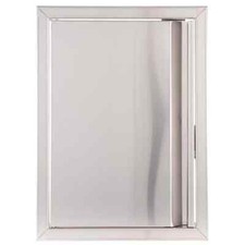 Buck Grill Outdoor Cabinets 18-Inch Stainless Steel Single Access Door - Vert...