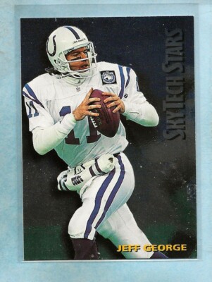 JEFF GEORGE - 1994 Skybox Premium ''SkyTech Stars'' - #ST-13 - Falcons
