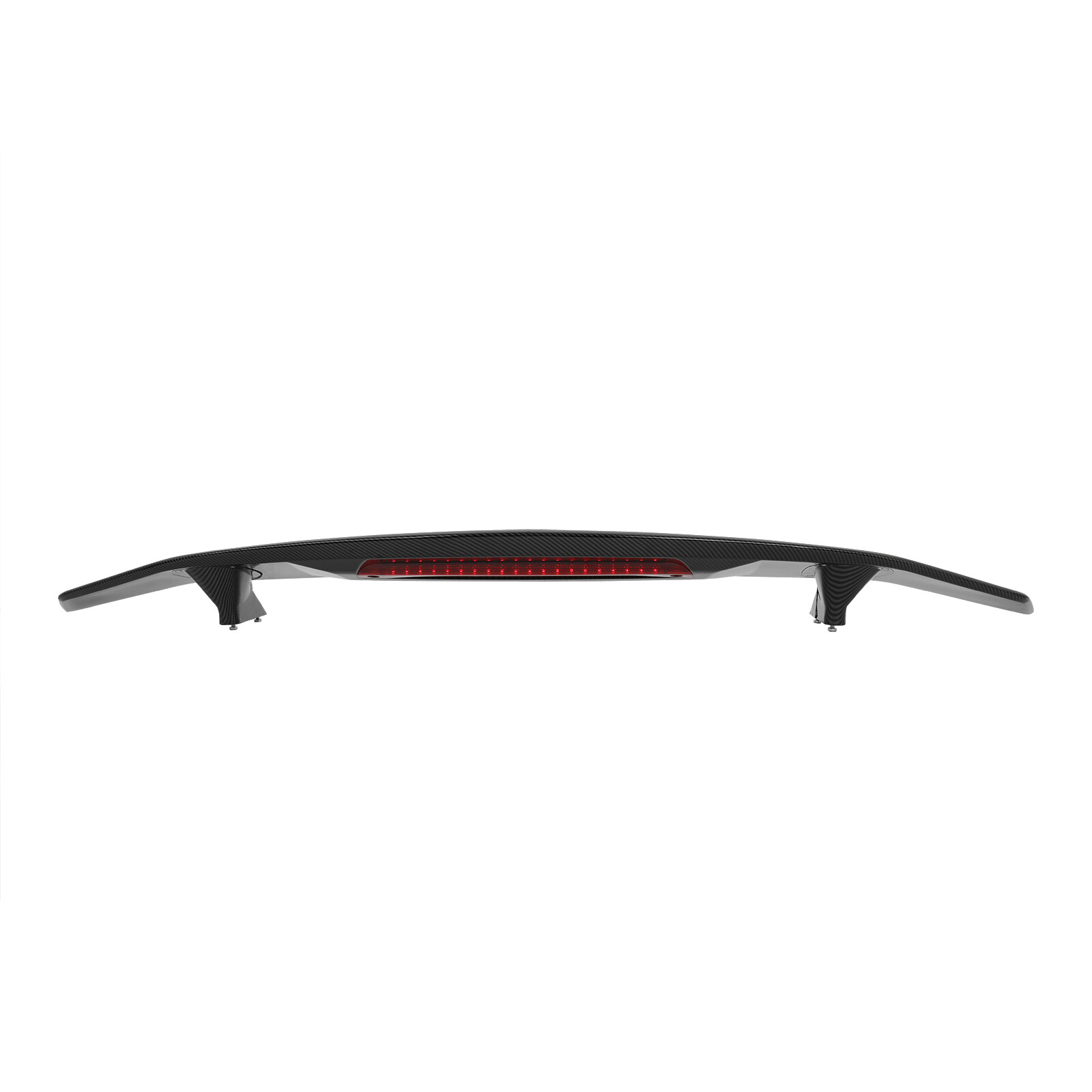 For Maserati GranTurismo 52" GT Rear Wing Spoiler with Brake Light Carbon Fiber