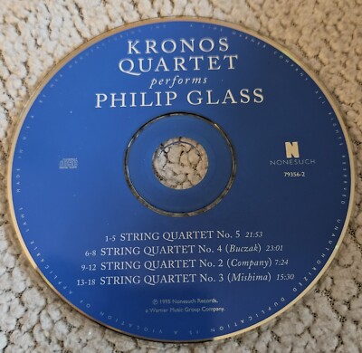 Audio CD - Philip Glass - Kronos Quartet