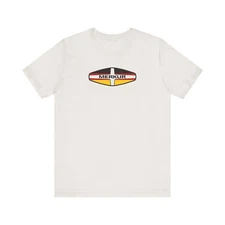 1980s Ford Merkur German Flag Badge T-Shirt - Scorpio - XR4Ti - West Germany