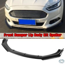 For Ford Mondeo 2004-2015 Lower Front Bumper Lip Chin Splitter Spoiler Kit Black