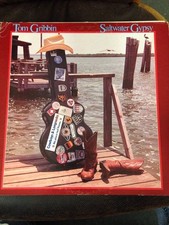 TOM GRIBBIN Saltwater Gypsy LP c. '81 Covers Clash Guns of Brixton cover 