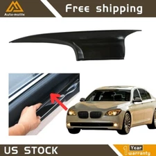 Front Left Door Interior Inner Handle Pull Black Cover For BMW 7 Series F01 F02