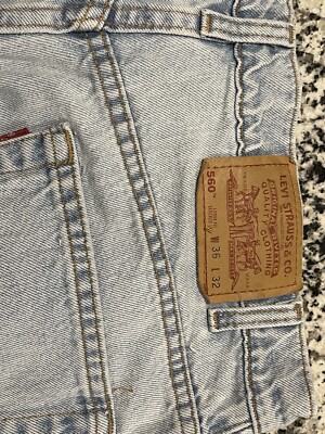 LEVI’S560 W50 Vtg 1998 Levi's 560 Jeans Men's 34X31 Blue Denim Loose Fit