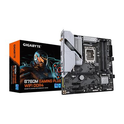 GIGABYTE B760M Gaming Plus WiFi DDR4 LGA 1700 Intel B760 M-ATX Motherboard wi...