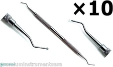 10 Pcs Premium Excavator Spoon 1.8mm, 129/130 Dental Restorative Instruments