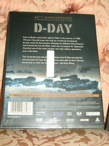 D-Day: 60th Anniversary Commemorative Edition DVD NEW + ALLIED the film - Bundle - 第 6/7 張圖片