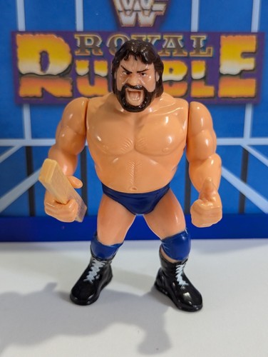 WWF Hasbro Hacksaw Jim Duggan w 2x4 - WWE Mattel L...