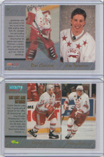 1995 Classic Hockey Draft Rookie #95 Joe Thornton Bruins Dan Cloutier Rangers