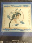 Golden Bee Indian Maiden Lady Counted Cross Stitch Kit  #60448 14"x14" — photo 3
