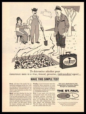 1967 The St. Paul Insurance Companies Walking On Hot Coals ...