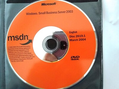 Microsoft Windows Small Business Server 2003 Full Version with License