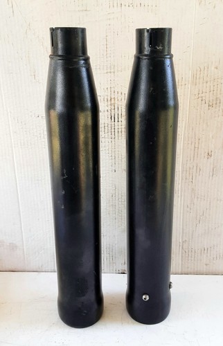 Cobra 3" NH Neighbor Hater Slip-On Black Mufflers Exhaust 18-24 Harley Softail - Foto 5 di 14