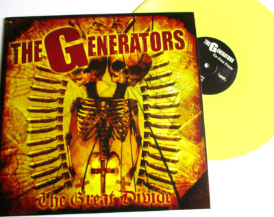 The Generators The Great Divide LP Album vinyl record  Limited Edition yellow