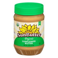 Sunbutter Natural Nut Butter Sunflower Natural Organic 16 oz Pack of 6 