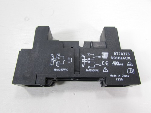 TE CONNECTIVITY / SCHRACK RT78725 RELAY SOCKET 8 16A 240VAC
