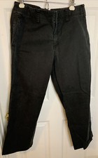 Tommy Hilfiger Black Chino Straight Pocket Womens Sz 16. 276