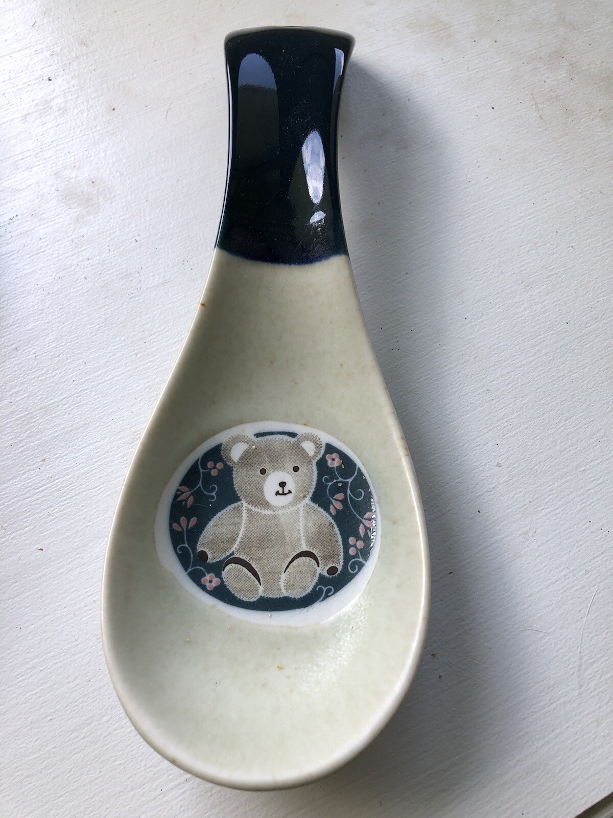 Otagiri Japan Vintage Bear Stoneware Spoon Rest Holder eBay