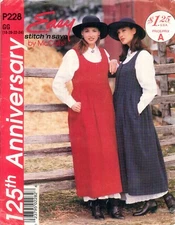 Misses' Jumper Petticoat Pattern Size 10 12 14 16 McCall's P 228 Uncut Pockets
