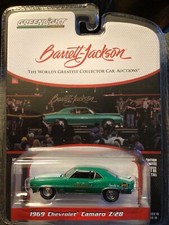 New Factory Sealed 1969 Chevrolet Camaro Z/28 - Green Diecast Greenlight 37260D