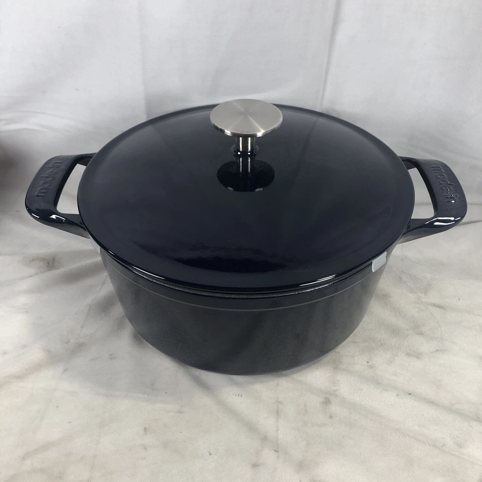 Made.In CookWare Dutch Oven 5.5 Qt Blue Enameled Cast Iron