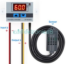 1PCS DC 12V 120W LED Digital Humidity Controller Hygrometer Switch Sensor