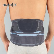 Gestricktes lumbosakrales Korsett mit Ständer und Gürtel: Aurafix Rückenlehne