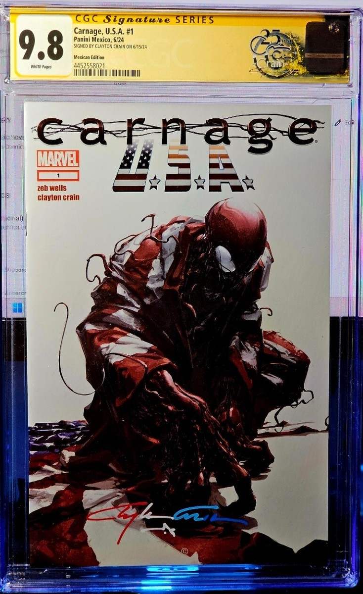 MARVEL - アブソリュートカーネイジ #1 バリアントカバー　CGC9.8 MARVEL - アブソリュートカーネイジ #1 バリアントカバー CGC9.8