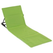 Strandmatte B-Ware gepolstert faltbar verstellbare Rückenlehne 158x58 cm grün