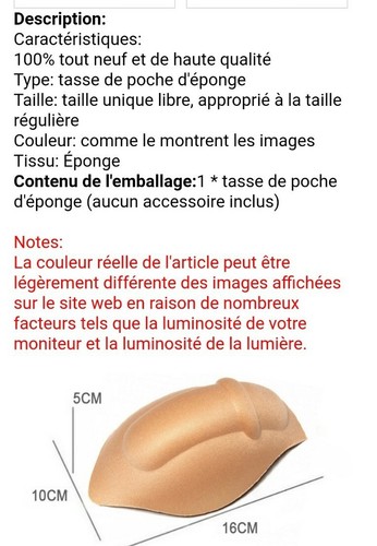 Push Up homme coussin de penis sexy rembourré sous vêtement viril gay hetero - Foto 9 di 9
