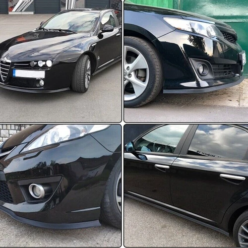 Tira protectora de goma universal para parachoques delantero de coche - Imagen 8 de 37