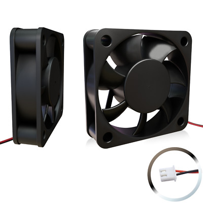 60mm Lüfter 12V 24V 3D Drucker PC 60x60 x 15mm Axial Axiallüfter Gehäuselüfter