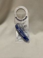 Boelter Beverage Opener  Key Chain Doors Light Labeled Blue
