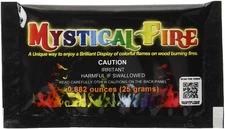 Mystical Fire Flame Colorant, 25-Count Color Changer for Indoor or Outdoor Use