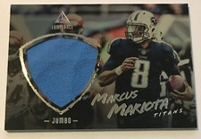 2018 Panini Luminance Football Marcus Mariota Jumbo Memorabilia #24 Titans