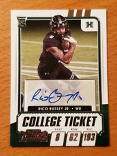 2021 Contenders Draft #176 Rico Bussey Jr. Hawaii Rookie RB Auto B