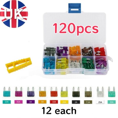 Buy 120x Mini Blade Fuse Assortment Set Auto Car Fuses Assorted Kit 2-35A Puller In SZ, China - Foto 11