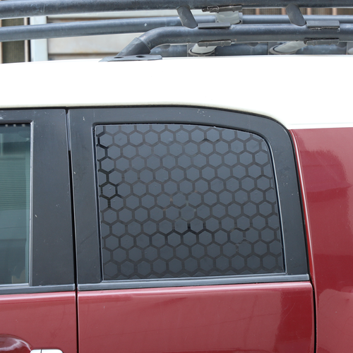 Honeycomb Style Rear Side Window Decal Stickers For Toyota Fj Cruiser 2007-2021 - Picture 4 of 13