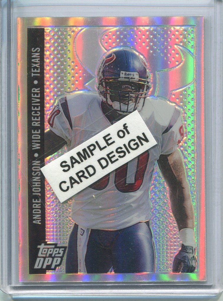 2006 Topps Draft Picks & Prospects Chrome Black Refractor #4 Andre Johnson Texan