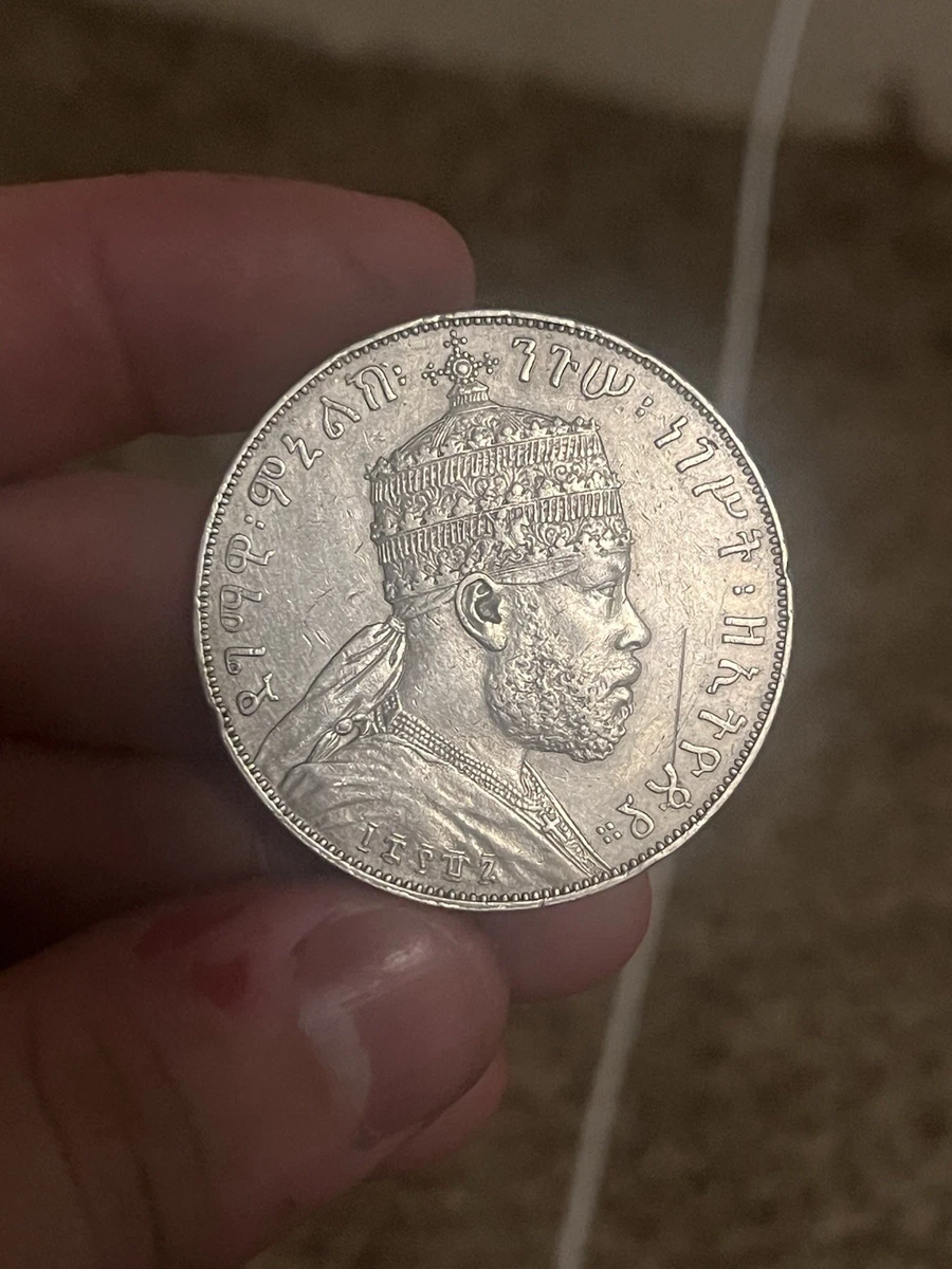 NGC AU58 エチオピア（1889年）1/4 BIRR銀貨 1889-O Morgan Silver Dollar NGC AU58