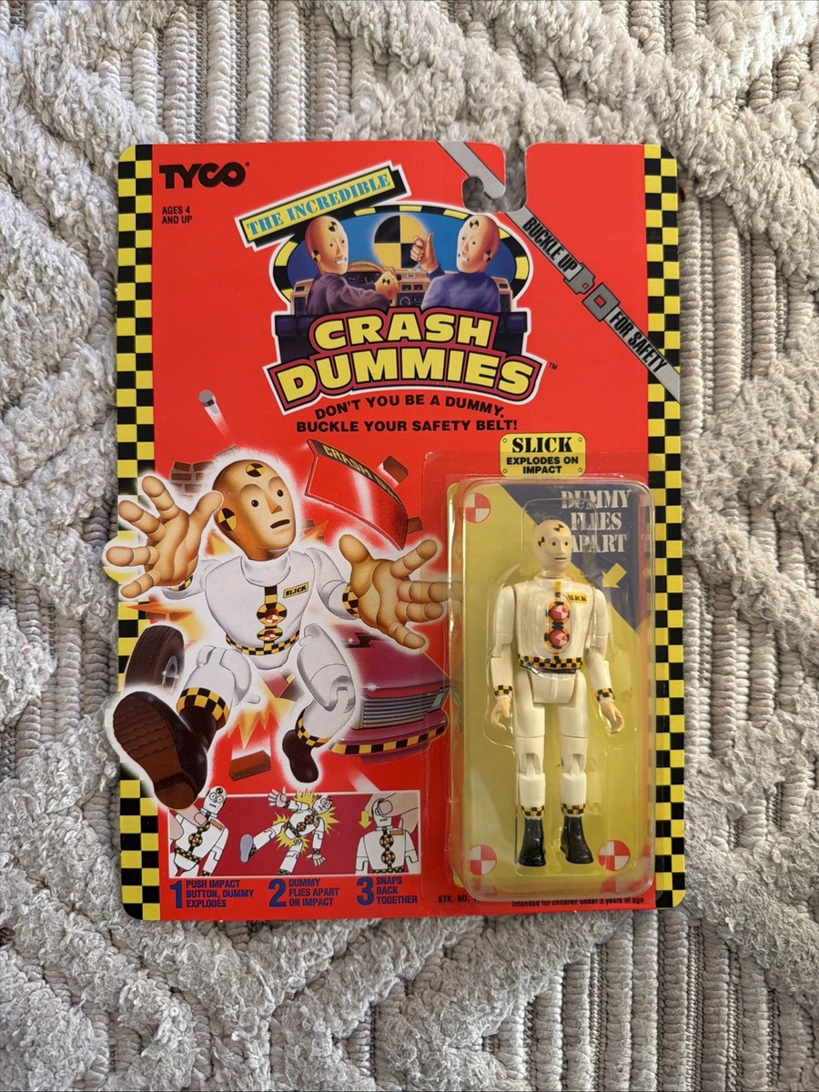 SEALED Crash Test Dummies Bendable Figure Spare Tire Tyco 1991 New