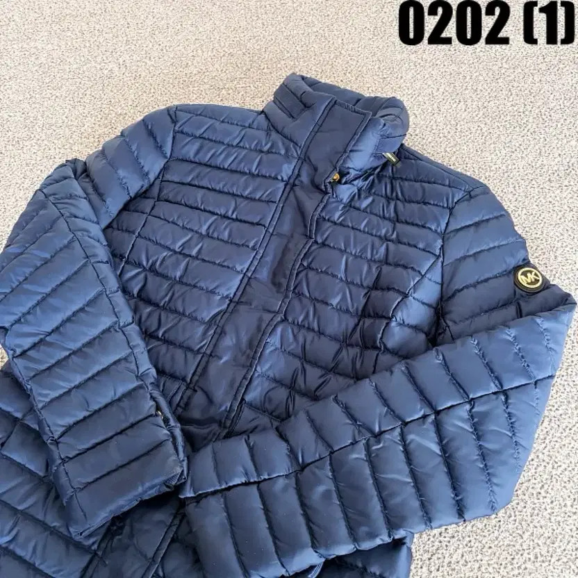Michael Kors Navy Quilted Down Parka S Size Warm Coat thumbnail 7