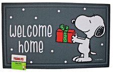New Christmas Peanuts Snoopy Doormat - Welcome Home 18"x30"