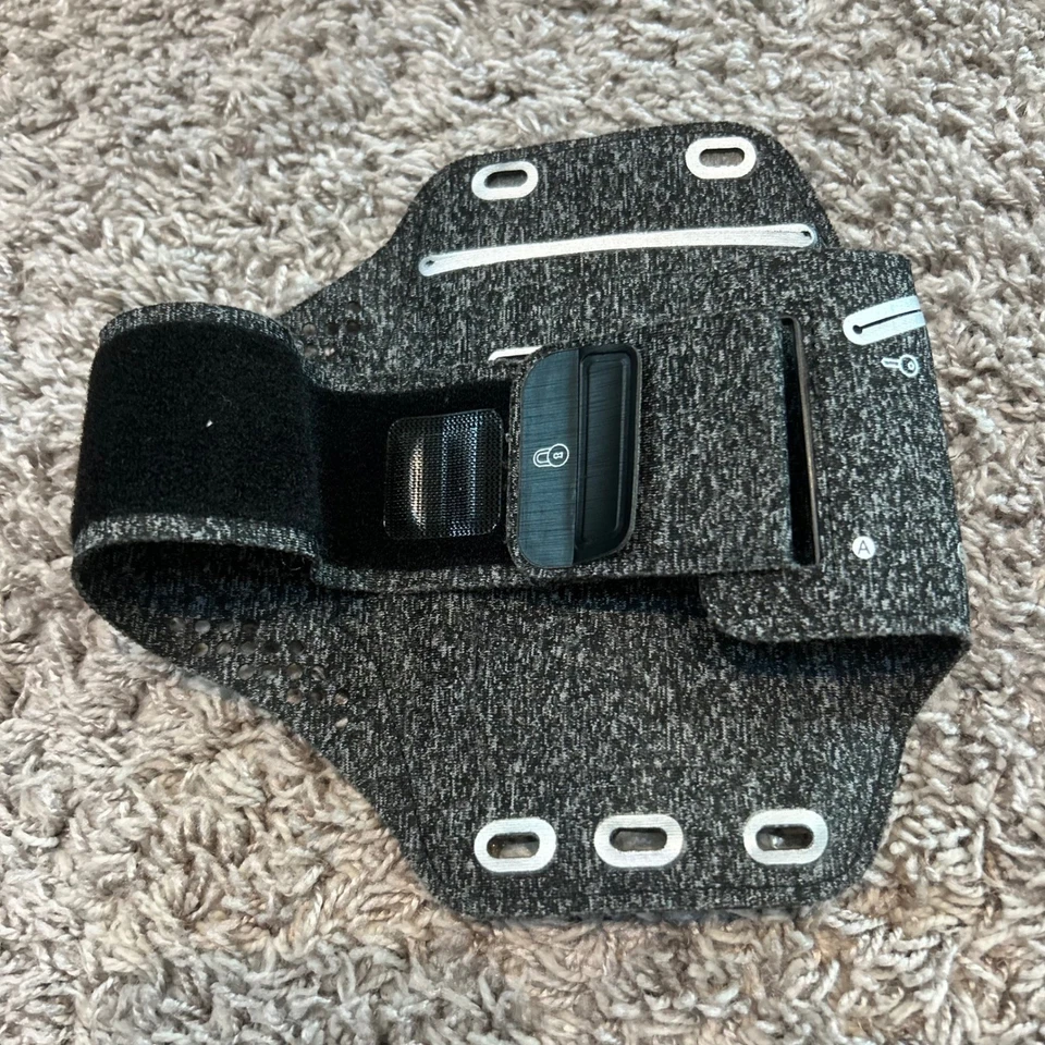 Brazalete para correr Soporte para teléfono Deportes Gimnasio Entrenamiento Brazalete Estuche Ejercicio Gris Foto 4 de 4