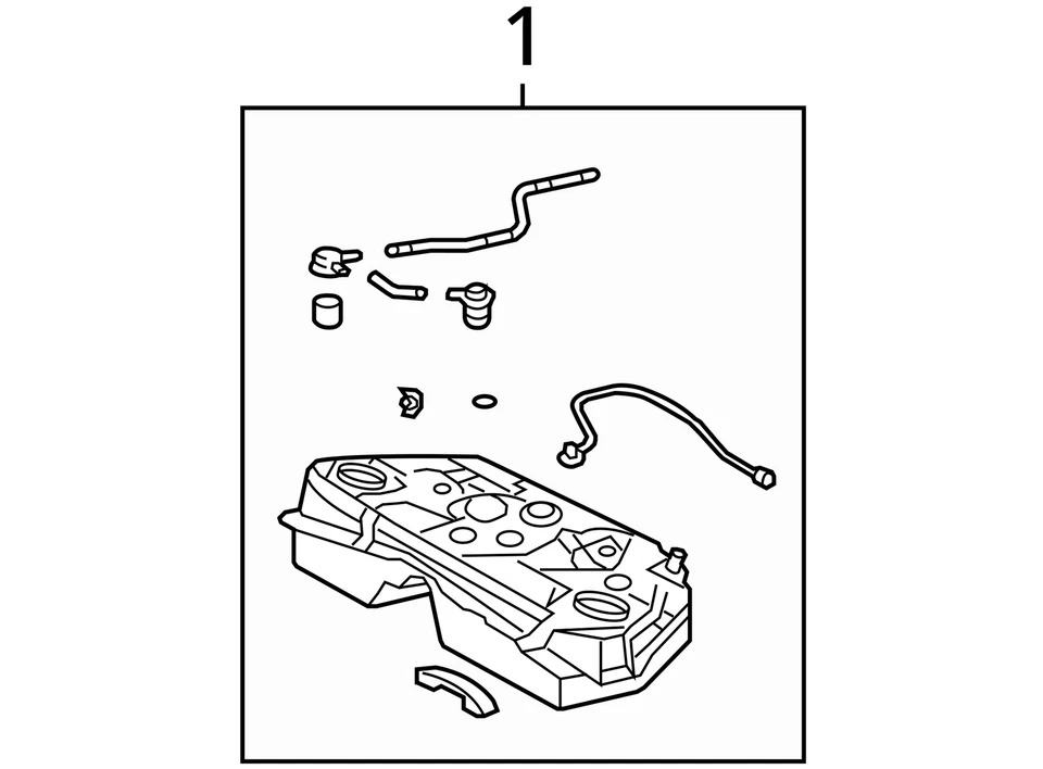 (LOCAL PICKUP ONLY) Fuel Tank Fits 07-11 LEXUS GS350 472046 Foto 4 de 4