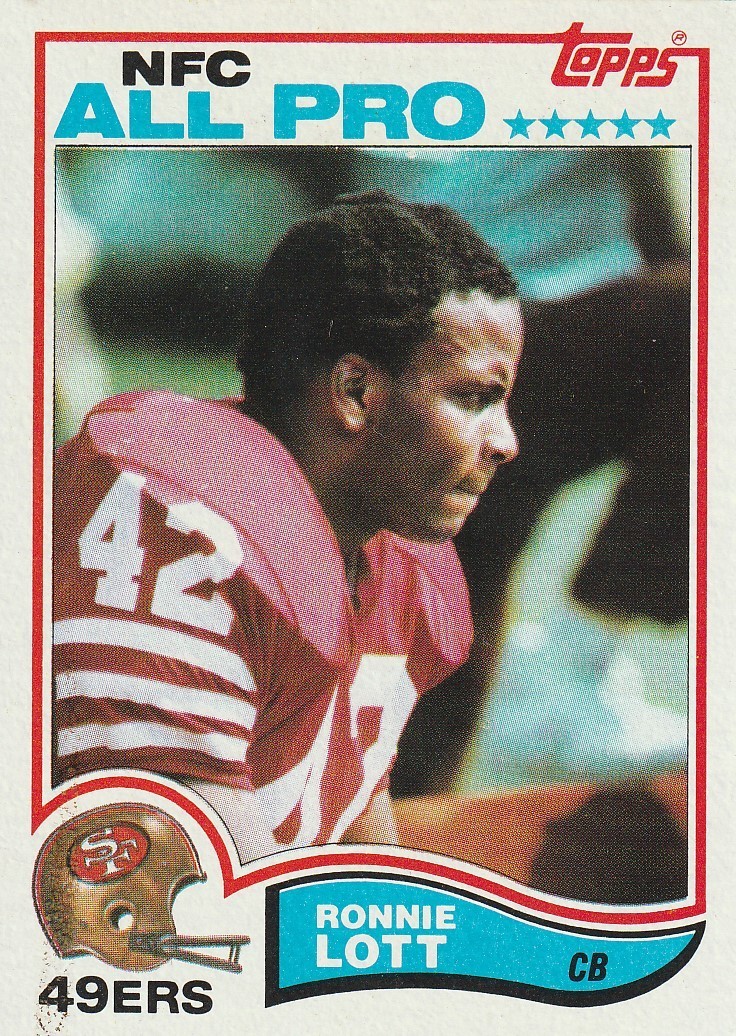 1982 Topps Ronnie Lott (RC) #486
